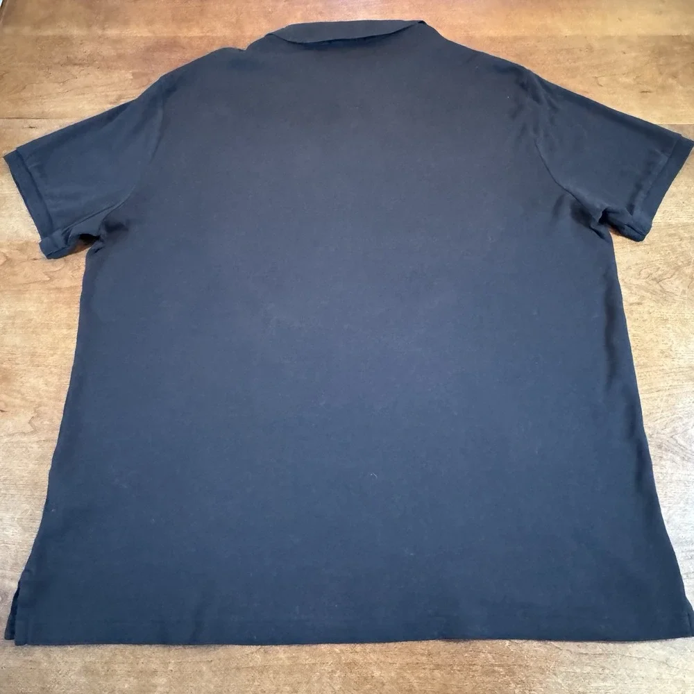 Polo Ralph Lauren Polo‎ Men XXL Black Custom Slim Fit SS Pony Logo Shirt